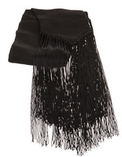 Marni Black Fringe Scarf