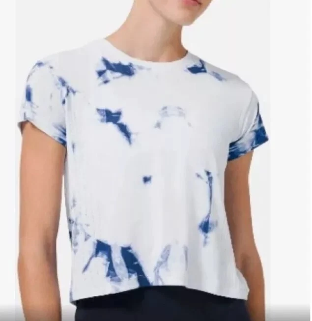 lululemon short-sleeve crop waist length shirt