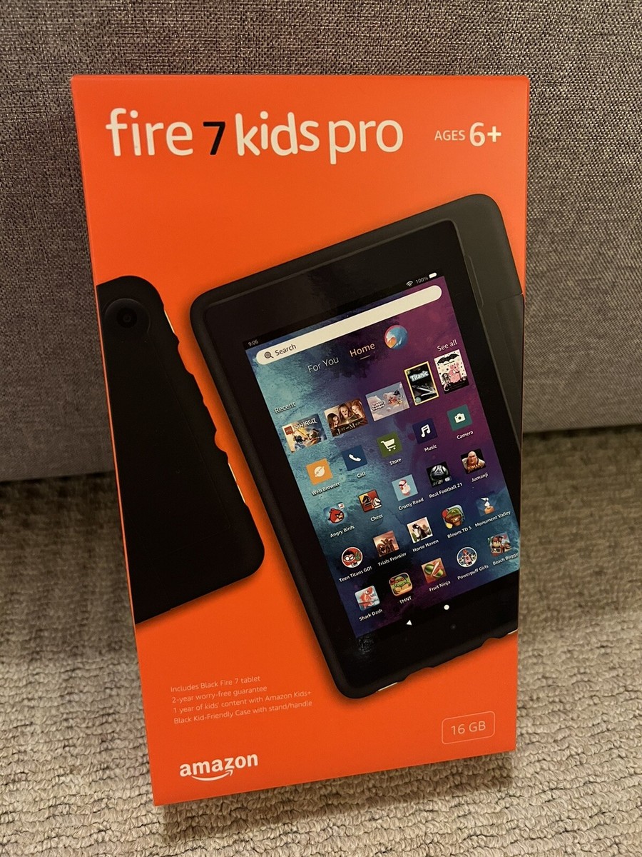 New Boxed Amazon Fire Kids Pro Tablet 7, Years 7