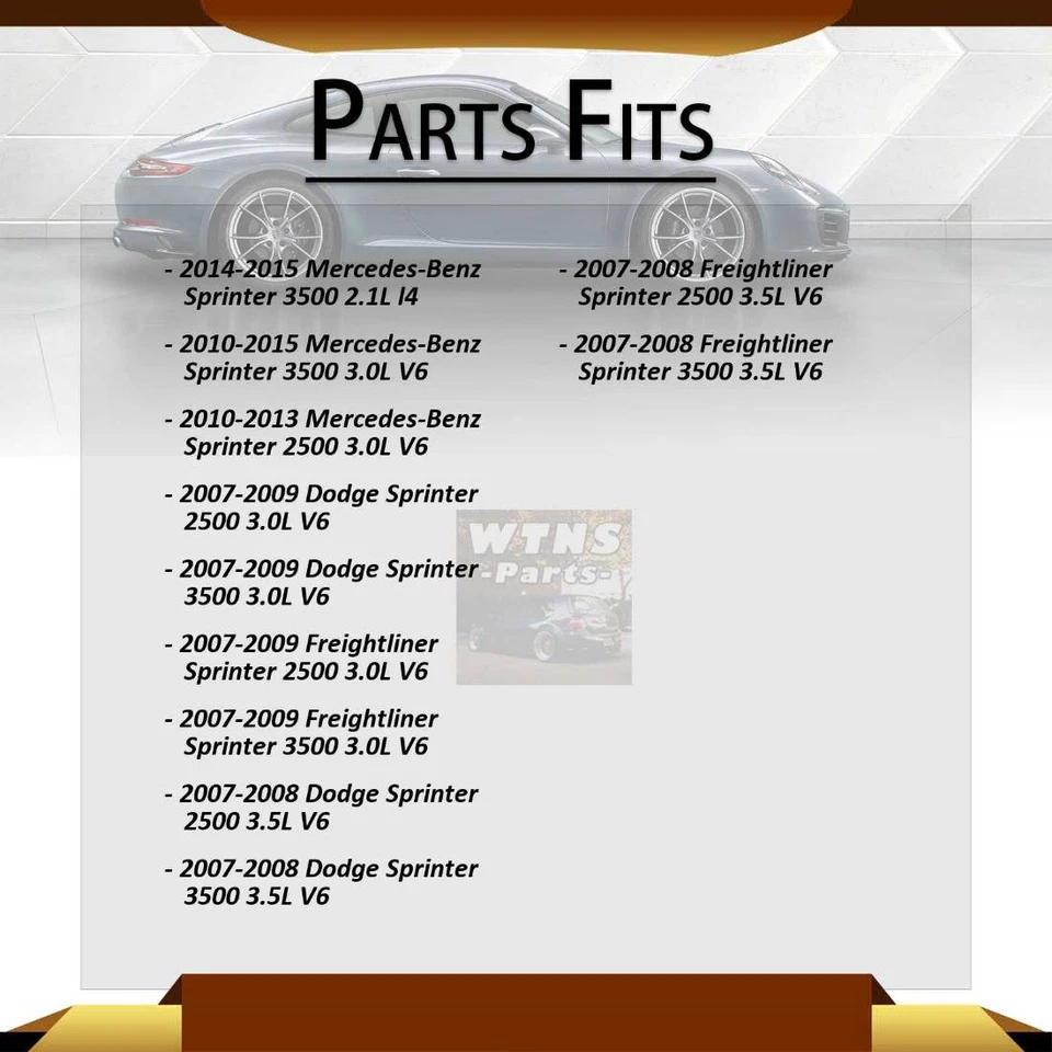 2x Strut Mount Kit Front For Freightliner Sprinter 3500 3.0L 2007-2009 - Image 2 of 4