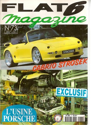 FLAT 6 73 PORSCHE 911 CAB STROSEK 993 C4 356 B ROADSTER 910 911 TURBO 450PS GrB