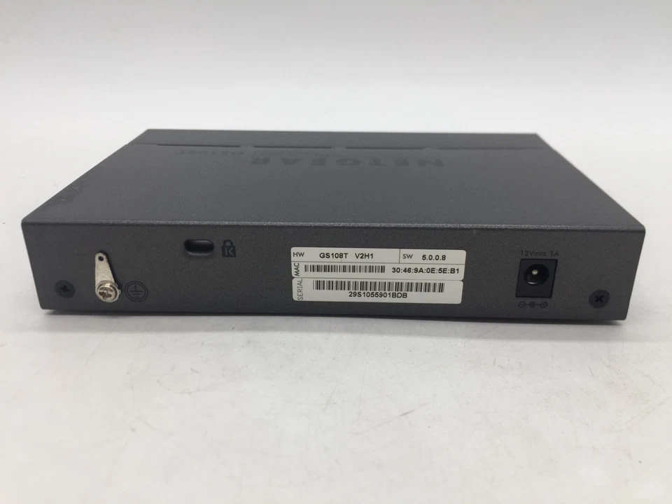 NetGear ProSafe GS108T v2 8-Ports External Ethernet Switch No Adapter FREE S/H - Image 2 of 4