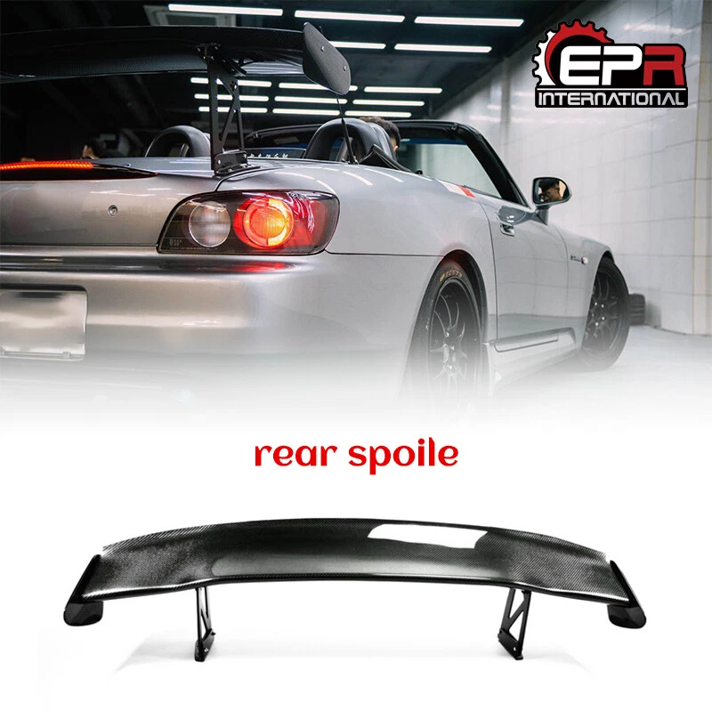 For Honda S2000 SP-Style Carbon Glossy Rear Spoiler GT Wing Racing