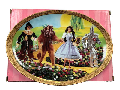 Enesco Barbie as Dorothy & Ken as Tin Man from the Wizard of Oz LE Plate