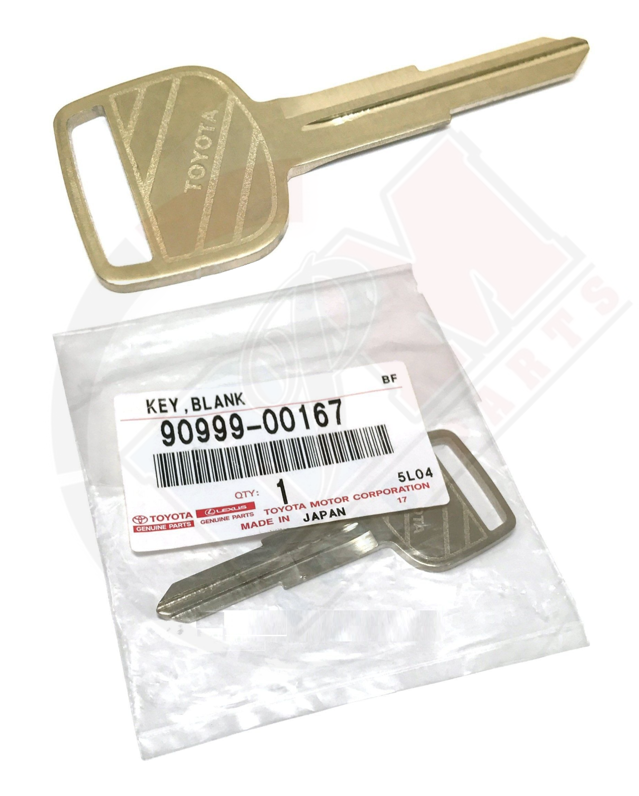 Genuine Toyota Master Key Blank Uncut for Celica Paseo Previa Tercel  90999-00167 for sale online | eBay