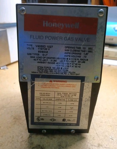 Honeywell Fluid Power Gasventil V4055D 1027 - Bild 4 von 4