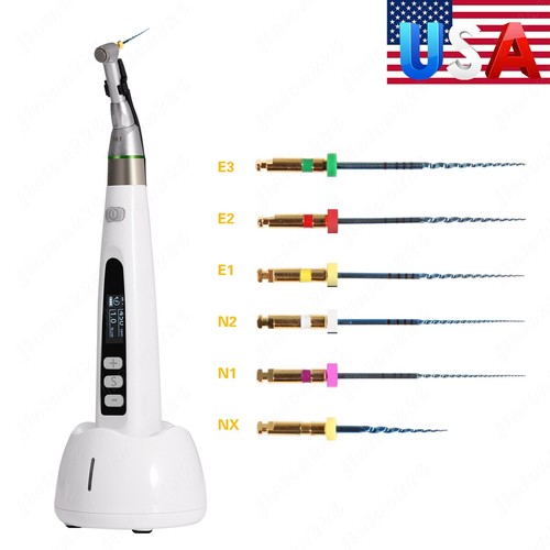 Dental Wireless 16:1 Mini Endo Motor LED Handpiece/6pcs Endo NiTi Rotary File - Picture 14 of 14