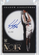 2024-25 Panini Noir Shadow Signatures 81/99 Kyshawn George #SHA-KYG Auto 02ez