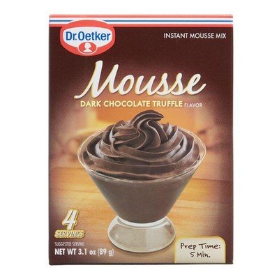 Dr. Oetker Dark Chocolate Truffle Instant Mousse Mix - 3.1 oz.