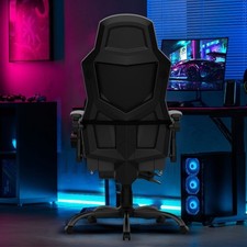 Ergonomic Mesh Gaming Chair W Footrest Adjustable Office Chair Comfort 10