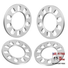 12mm Universal Wheel Spacers, 1/2 inch Aluminum 12mm 1/2" Thick 4 Pack