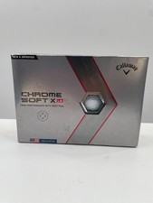 New Callaway 2022 Chrome Soft X LS Golf Balls White Performance - Lot of 4