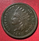 1864L US Indian Head Cent! "L" Shows! Pointed Bust! XF Details! Old US Coin!