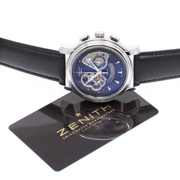 Zenith — Zenith Chronomaster Open Grande Date 03.1260.4039 45mm SS Automatic Watch #C3375