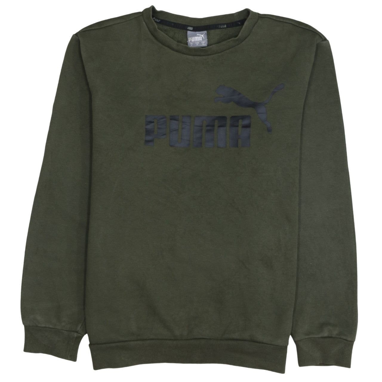 Puma Green Sweatshirt Mens M