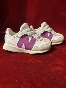 New Balance Kids' 327  Purple/White Size 4 M Shoe