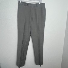 Tommy Hilfiger Dress Pants Mens 31 Gray Wool Modern Fit Straight Leg Business