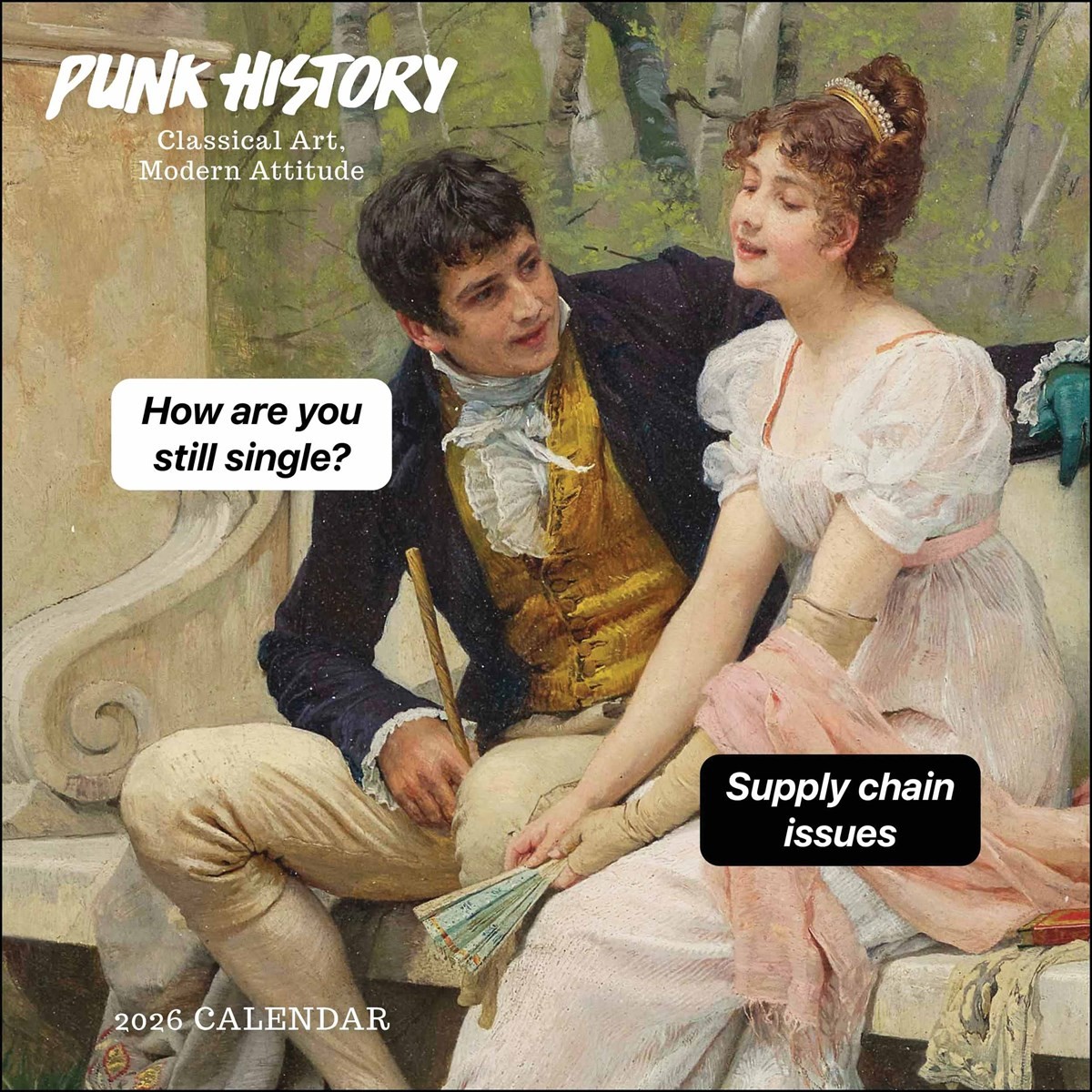 Punk History Calendar 2026, Wall Calendars, Month To View, Gift