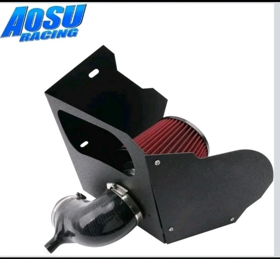 Kit de admisión de aire frío con protector térmico compatible con 2015+ Audi A4 A5 B9 2.0T 40 Foto 4 de 4