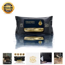 CleanSkin Tattoo Wipes: All-in-One Green Soap for Tattooing Aftercare 80 C...