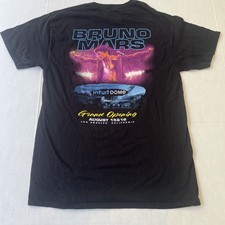 Bruno Mars August 15th 16th Intuit Dome Grand Opening Concert Shirt Medium New