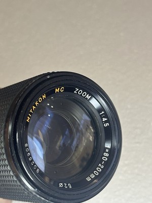 Mitakon MC Zoom 1:4.5 f=80-200mm Objektiv   Vintage Telezoom