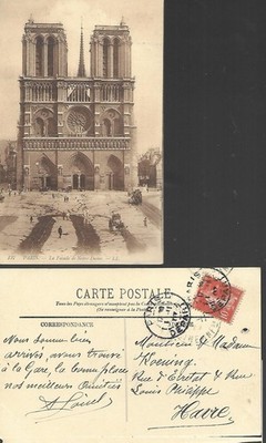 Cpa Postkarte 75 Paris Notre Dame de Paris ( 64 )