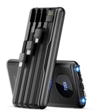 JOYFAR Portable Charger Power Bank Travel Essentials Battery Pack USB C 10000mAh