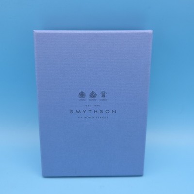 Smythson of Bond Street Black Gold '' Daddy To Be'' Leather Notebook New Baby DAD