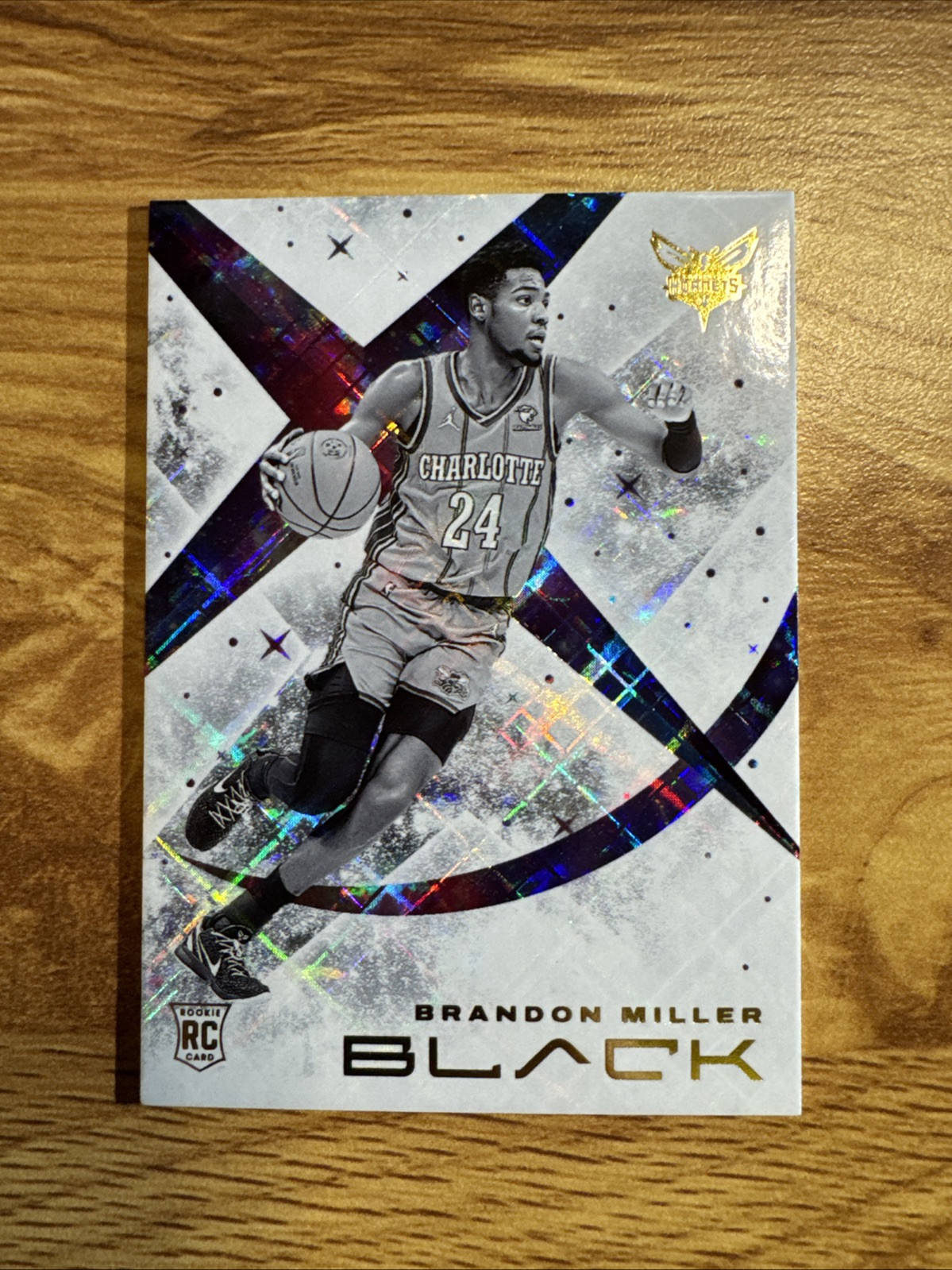 2023 Panini Black Brandon Miller Rookie White Night Case Hit SSP