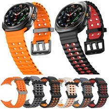 Replacement Silicone Watch Band Wrist Strp For Samsung Galaxy Watch Ultra 47mm