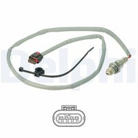 Nach Katalysator Delphi ES21407-12B1 Lambdasonde FüR Ford