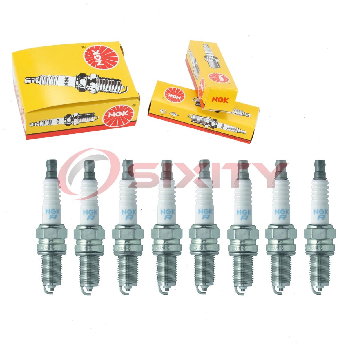 8 pc NGK 96530 DCPR6E BLYB Standard Spark Plugs for YR7LPP332W XU20EPRZU es