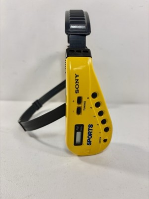 Vtg Sony Sports Walkman SRF-M50 FM Stereo Headset Headphone Tested