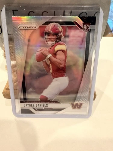 2024 Panini Prizm Rookies Jayden Daniels #347 PRIZM THE MAN THE YEAR THE TROPHY