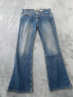 Vintage Paris Blues Jeans Juniors 7 Blue Mid Rise Bootcut Stretch Denim Casual