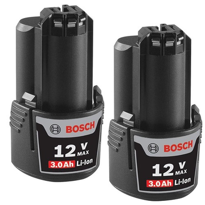 #ad #ad Bosch 2 Pack of OEM 12 Volt Max Lithium Ion 3.0 Ah Battery GBA12V30 $72.95
