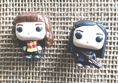 2 Harry Potter Kinder Joy Funko 1 5/8'' Toy Figures Quidditch & Hermione