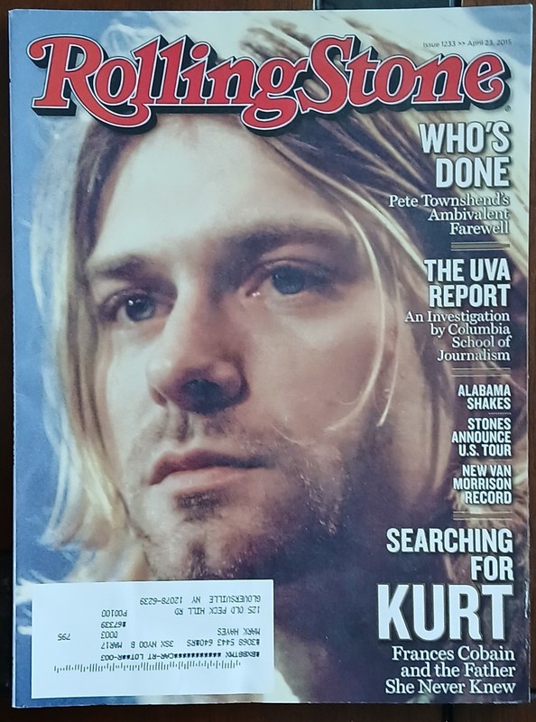 Rolling Stone Magazine April 2015 Kurt Kobain Issue 1233