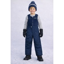 Snozu Snow Bib Boys 5 Navy Insulated Winter Ski Snow Pants Cold Weather Overalls