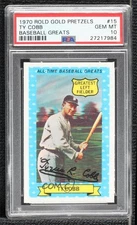 1970 Rold Gold All-Time Baseball Greats Ty Cobb #15 PSA 10 GEM MT HOF