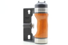  MINT w Strap Attachment ASAHI PENTAX Wood Hand Grip For 6x7 67 67II From JAPAN