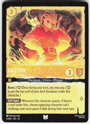 Gaston - Frightful Bully (2/204) Whispers in the Well - Disney Lorcana