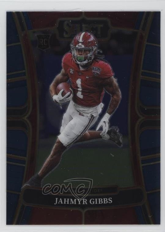 2023 Panini Select Draft Picks Concourse Blue Jahmyr Gibbs #10 Rookie RC