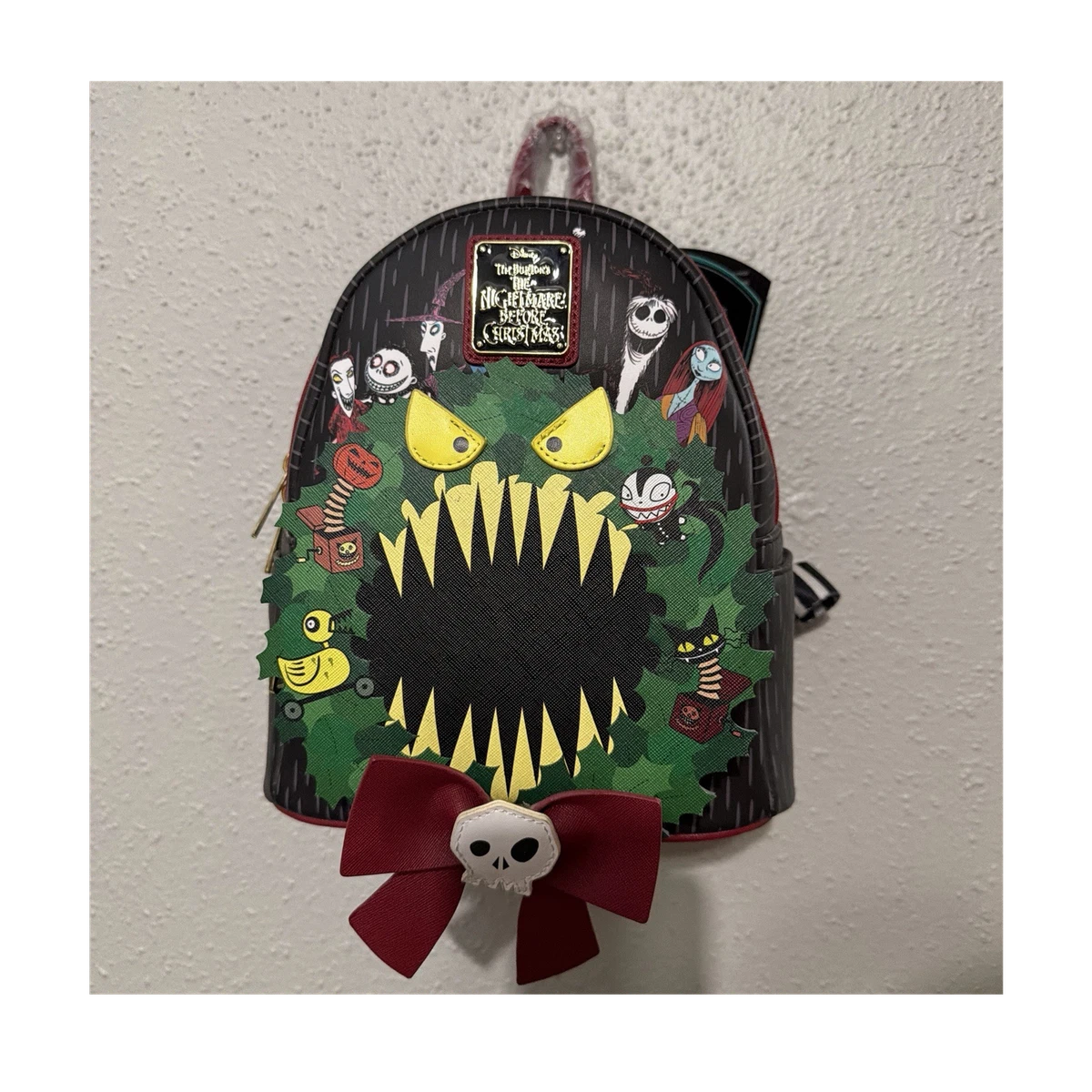 Bioworld Nightmare Before Christmas NBC Jack Skellington Backpack with Plush NWT Nightmare Before Christmas - Jack & Sally Backpack Black  main image 3