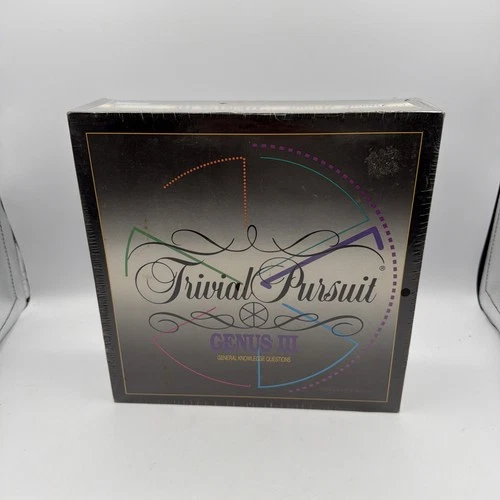 New sealed Vintage 1996 Parker Brothers TRIVIAL PURSUIT GENUS III