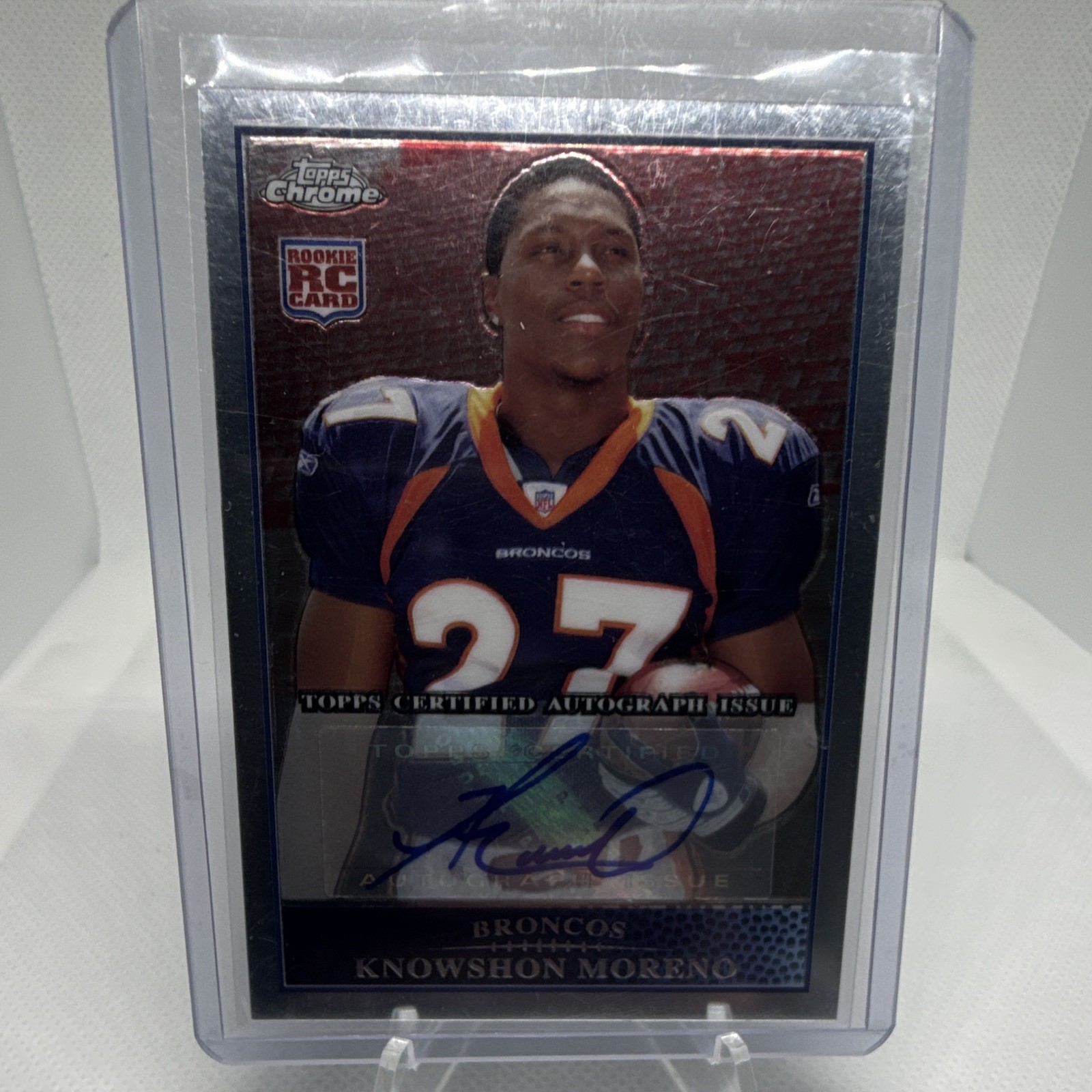 Knowshon Moreno Topps Chrome #TC171 Autograph