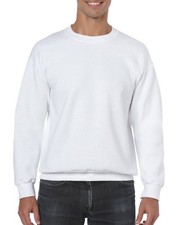 Image of Gildan Heavy Blend Sweatshirt Unisex Crewneck Workwear Jumper Pullover Plain Top