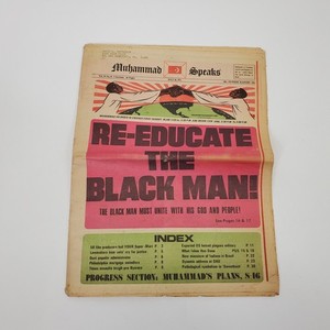 Muhammad Speaks Newspaper July 30 1971 Nation of Islam Black History VTG