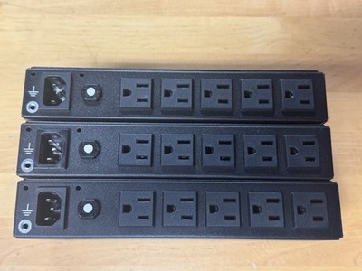 Lot of 3 USED Dell 5 Outlet Rackmount Power Strip AP6016